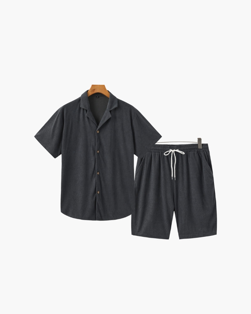 Das Riviera Samt-Kord-Set